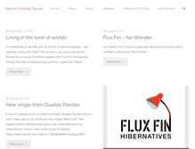 Tablet Screenshot of electricfantasticsound.com
